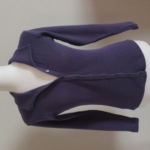 TROTTER 245 STRETCH CARDIGAN IN SMALL - MEDIUM